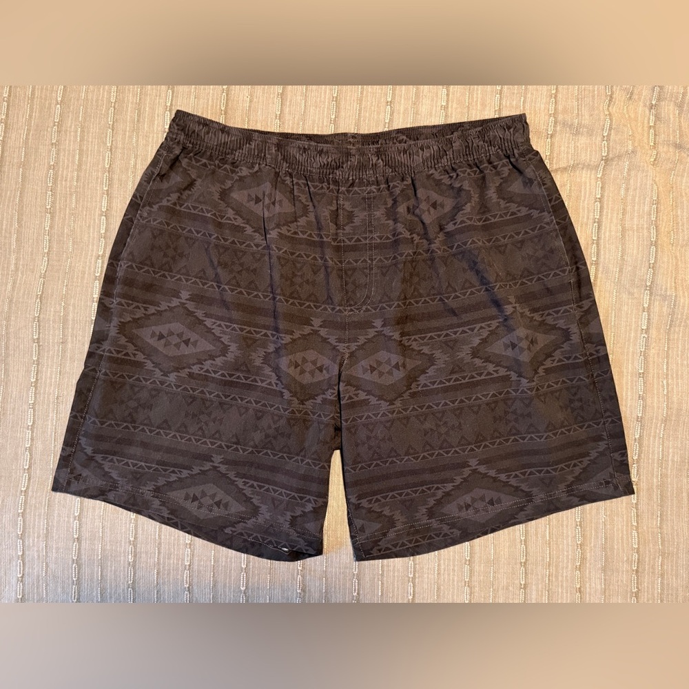 Men’s Chubbies Compression Lined Training Shorts - Black Size 2XL - 7” Inseam